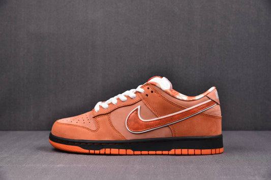 Nike SB Low Dunk Orange Lobsters gray background